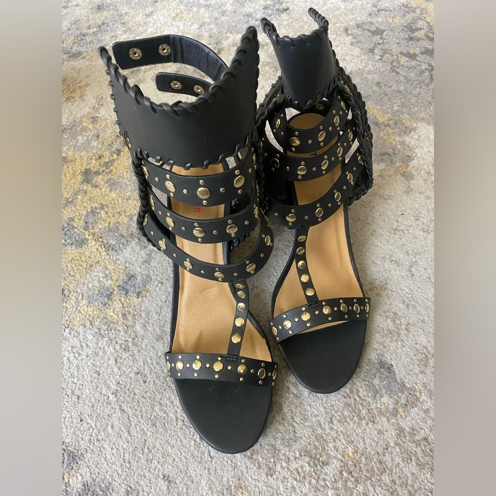 Studded gladiator sandal